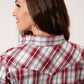 03-050-0062-4026RE  Roper Women's West Made Collection L/S Shirt Red