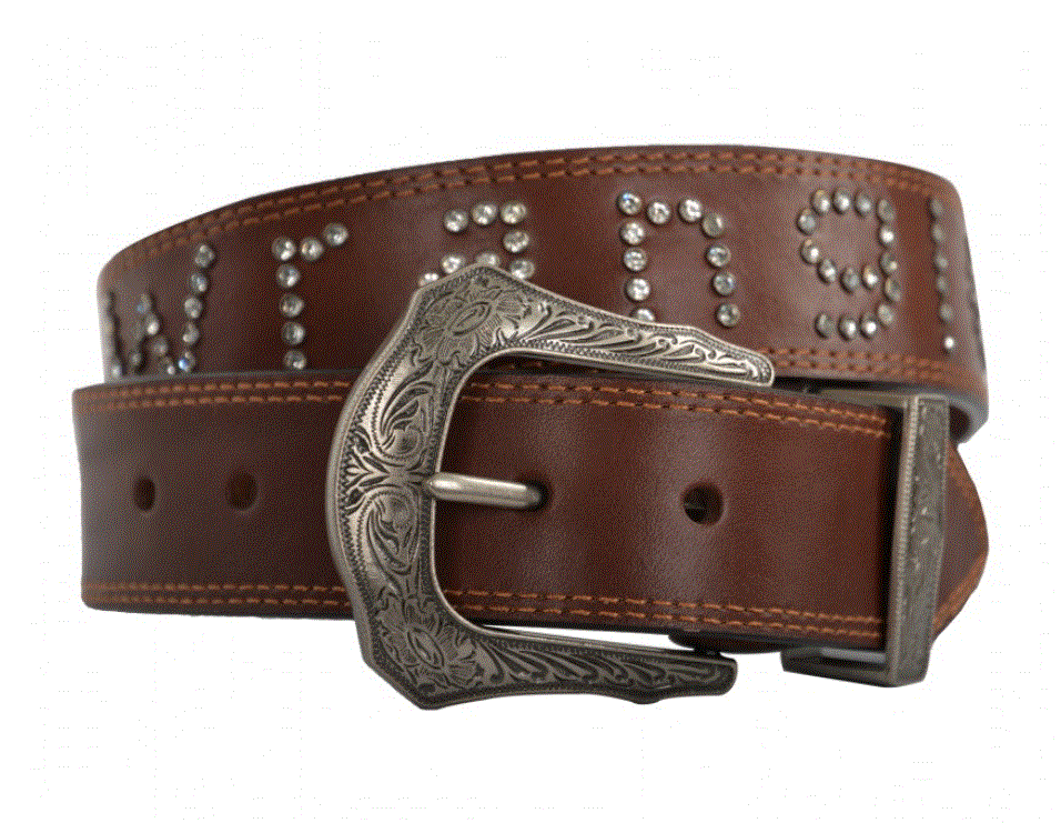 X0S1999BLT Wrangler Women's Diamante Logo Belt