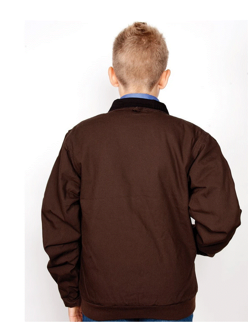 BW0J1201 Just Country Kids Diamantina Jacket Chocolate