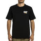 W05324 CAT Trademark Tee Heather Black
