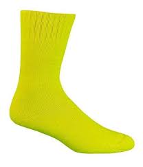1BAMHVLEMON  BT Bamboo Extra Thick Socks Hi Vis Lemon