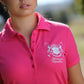 HUN35 Huntington Casual Women's Polo Shirt Pink