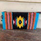ADBG344DAR5 Saddle Blanket Zip Purse Black/Yellow