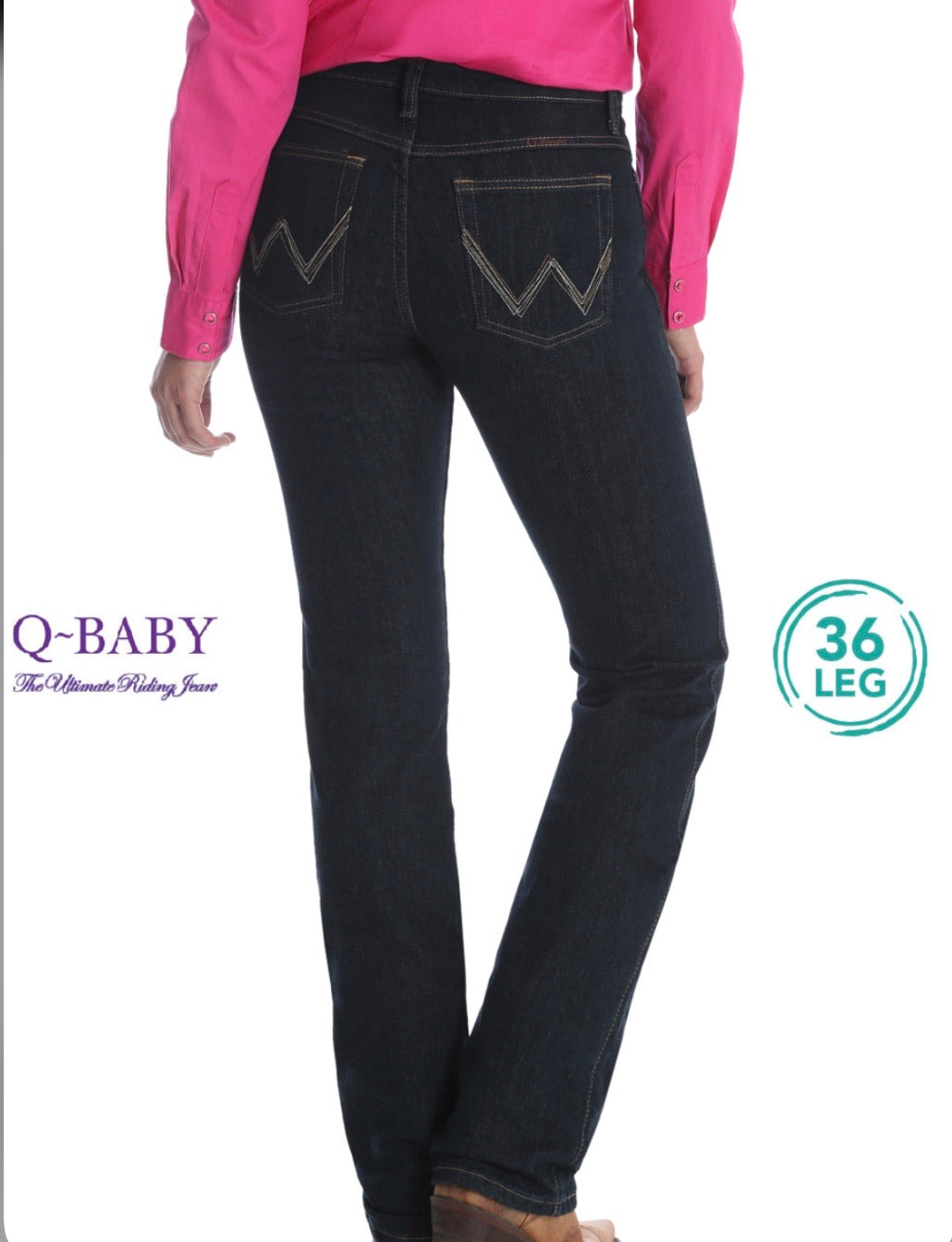 WRQ20DD36 Wrangler Women’s Q Baby 36’ leg