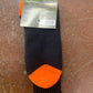 1BTORANGE BT Bamboo Extra Thick Socks Orange/Black
