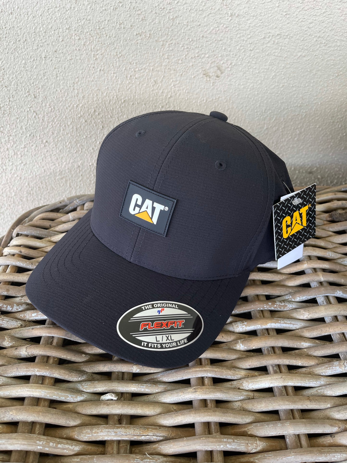 1120251 CAT Ripstop Cap Black