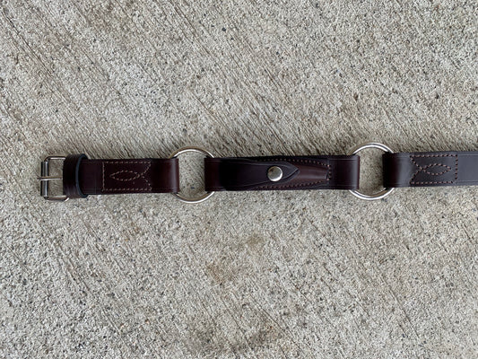 108FS Leather Ringer Belt with Pouch