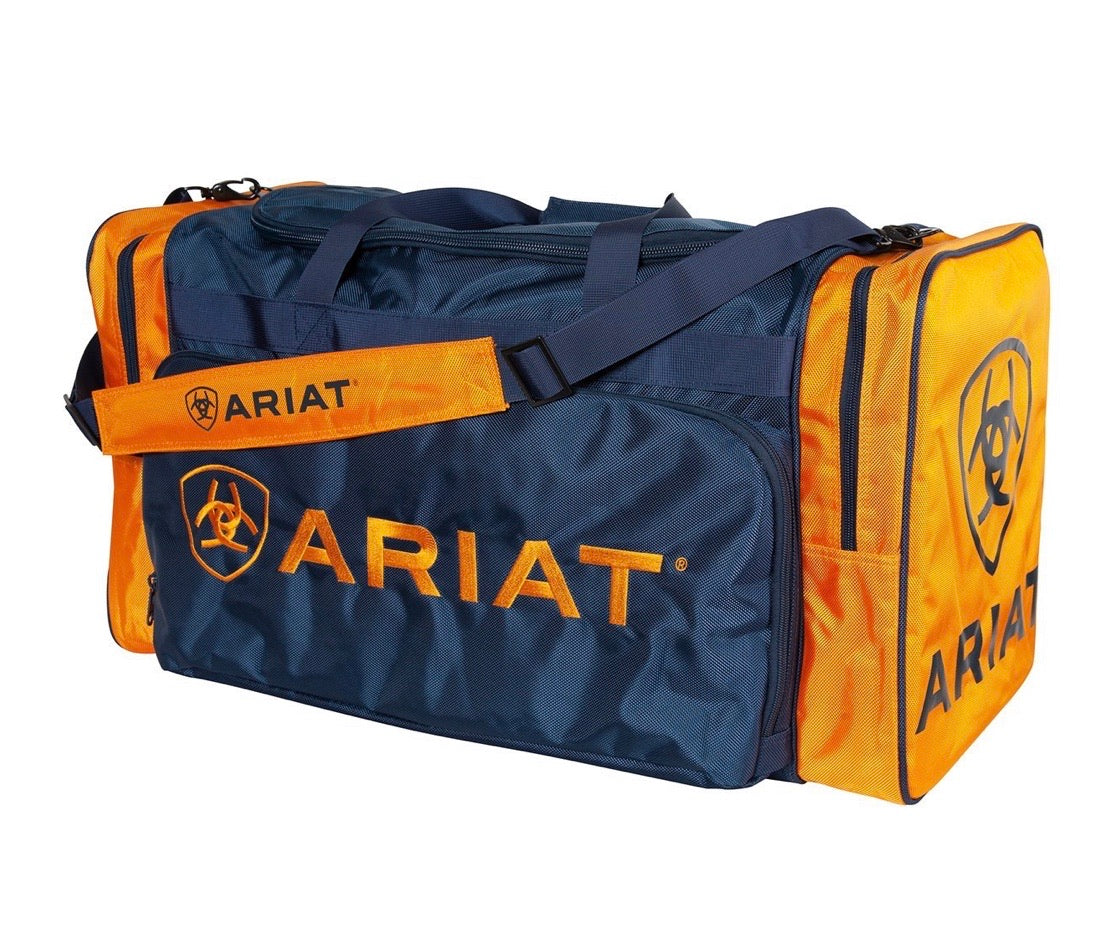 4-600OR Ariat Large gear bag Orange/Navy