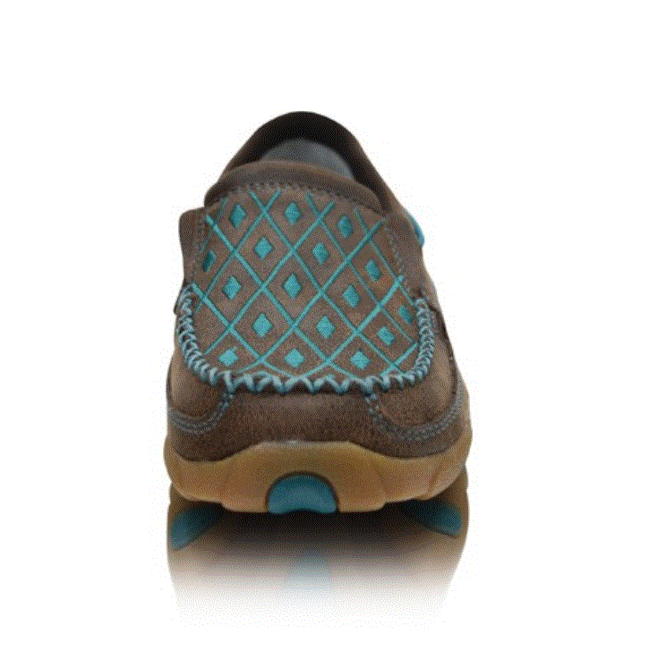 TCWDMS005 Twisted X Women's Diamond Mocs Turquoise