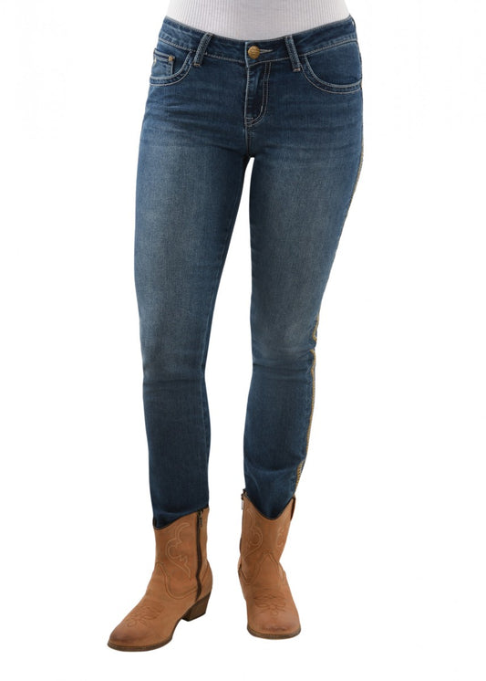 PCP2201505 Pure Western Women's Debbie Skinny Jean 32'