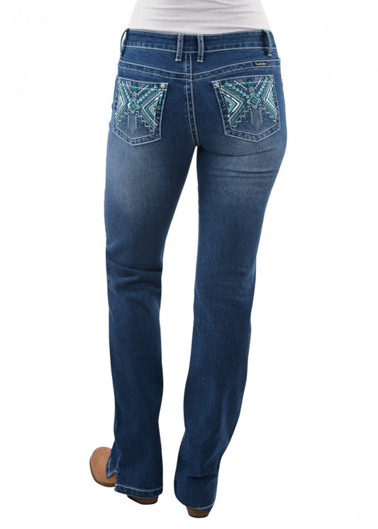 PCP2212503 Pure Western Women's Camila Straight Jean 34'