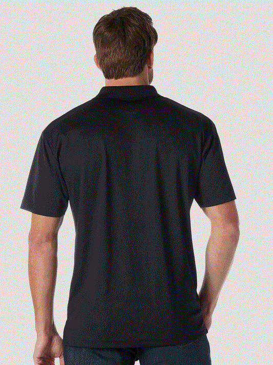 MACP01X Wrangler USA 20X Comfort Performance Polo Black