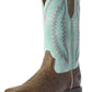 10031634 Ariat Womens Quickdraw Legacy Natural Crunch/Pool Blue