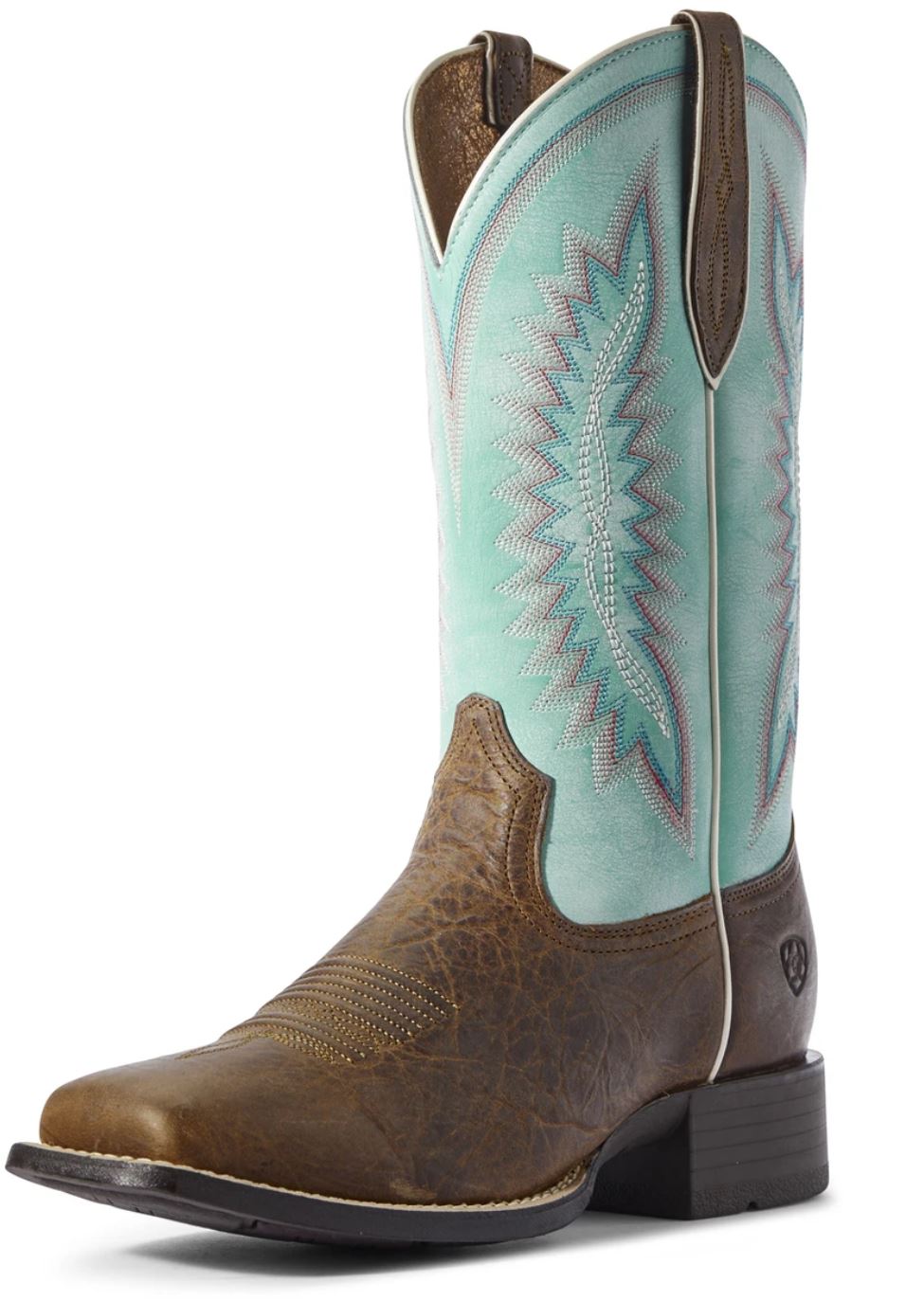 10031634 Ariat Womens Quickdraw Legacy Natural Crunch/Pool Blue