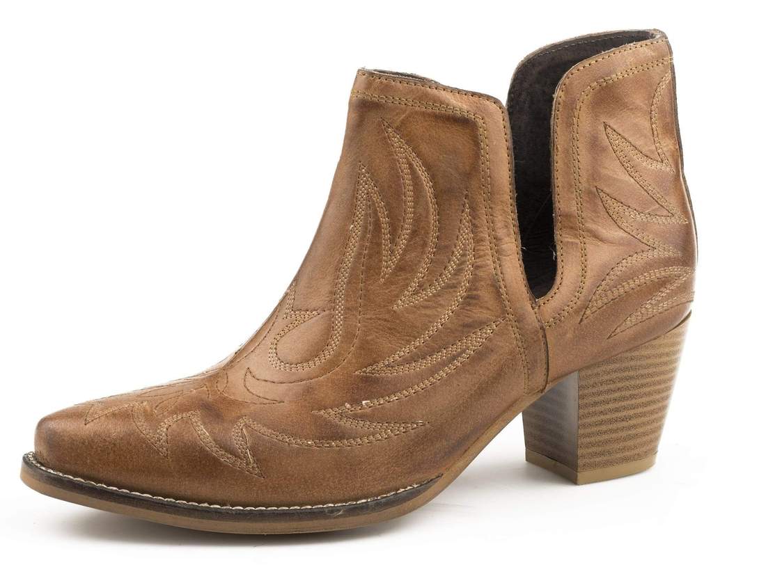 09-021-09-81-2596TA Roper Women's Rowdy Boot Tan leather