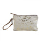 S-2826 Gold Foil Hair on Hide Purse