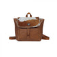 S-3381 Classic Carvings Leather Backpack