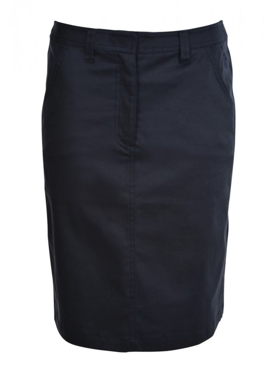 T0S2402073 Thomas Cook Women's Classic Chino Skirt Dark Navy