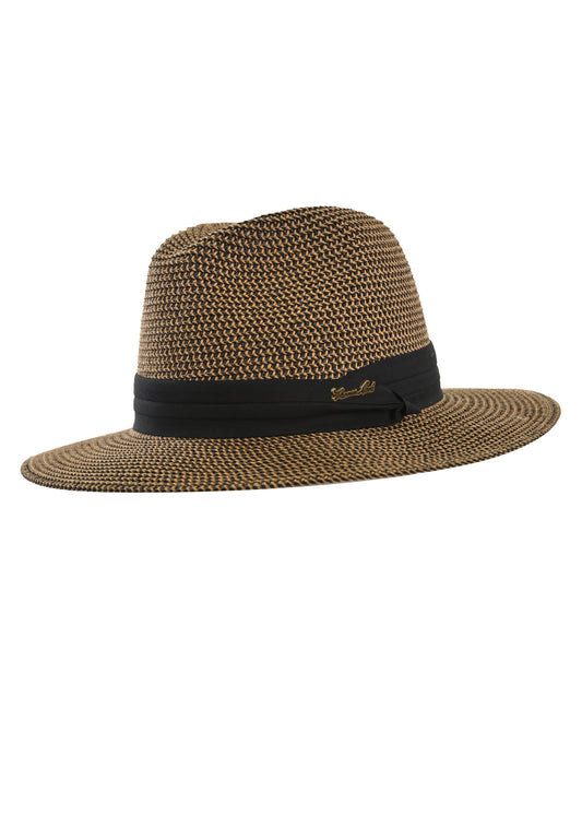 TCP1934HAT Thomas Cook Stamford Hat Black/Tan