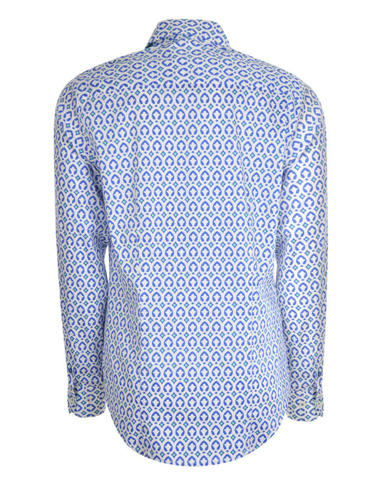 T0S2118044 Thomas Cook Women's Harington L/S Shirt Blue/White