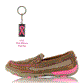 TCWDMS003 Twisted X Women's Pink Ribbon Slip on Driving Moc PINK