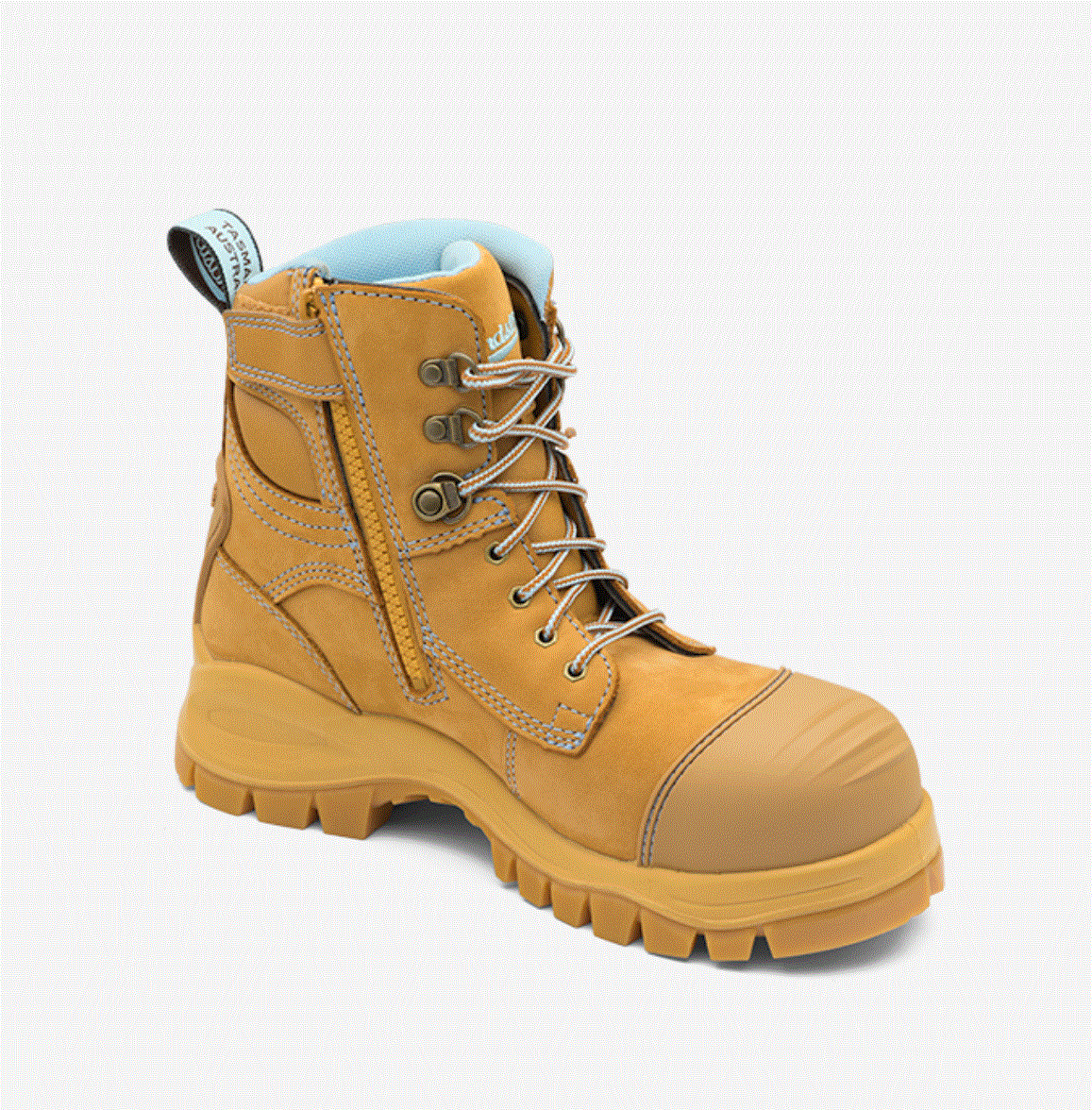 892 Blundstone Women's Steel Toe Work Boot Wheat